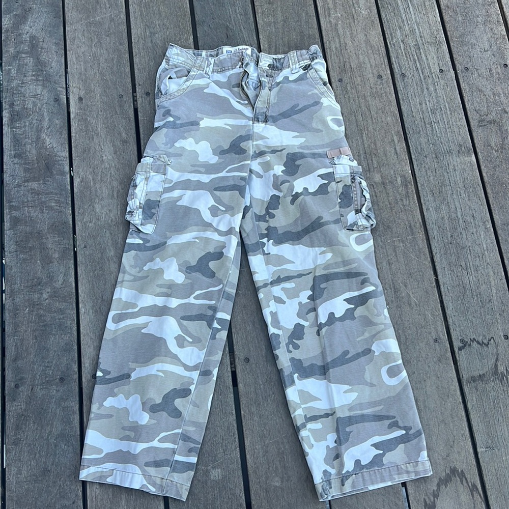 Vintage cargo straight leg pants
